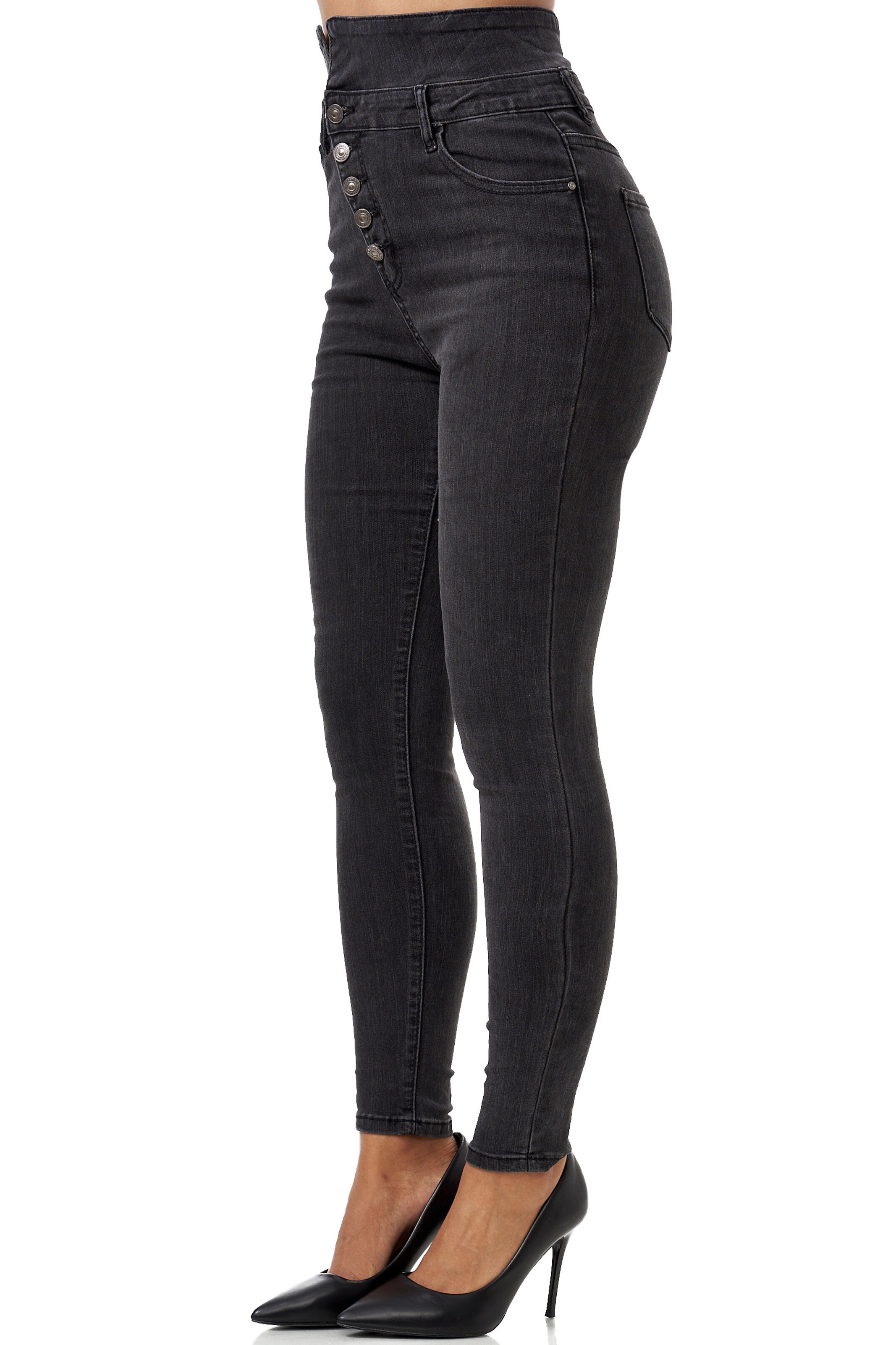 Skinny Jean Elara en noir
