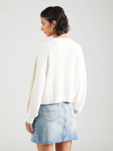 Tommy Jeans Knit Cardigan 'Essential' in White