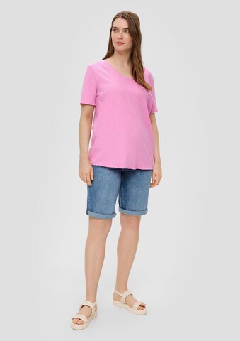 T-shirt s.Oliver Red Label Plus en rose