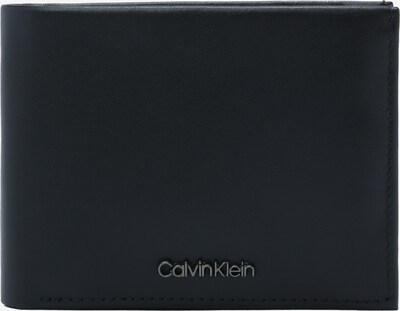 Calvin Klein Portemonnaie in schwarz / silber, Produktansicht