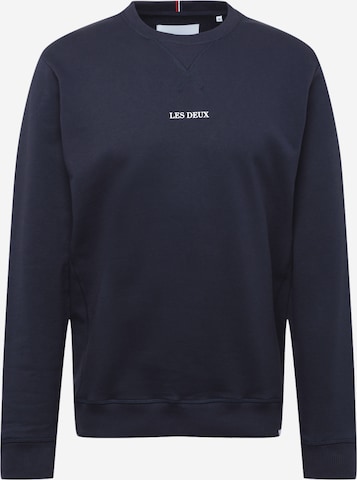 Sweat-shirt 'Lens' Les Deux en bleu : devant