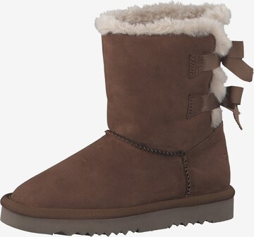 s.Oliver Snow Boots in Brown: front