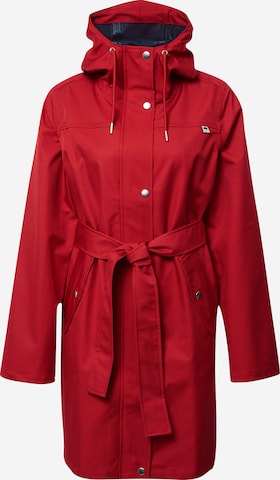 Manteau fonctionnel 'Rainlover' Danefae en rouge : devant