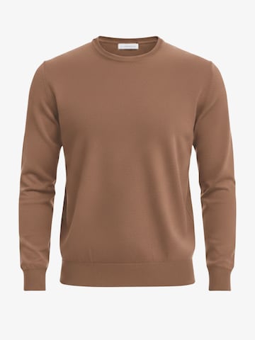 Il Lanificio Sweater in Brown: front