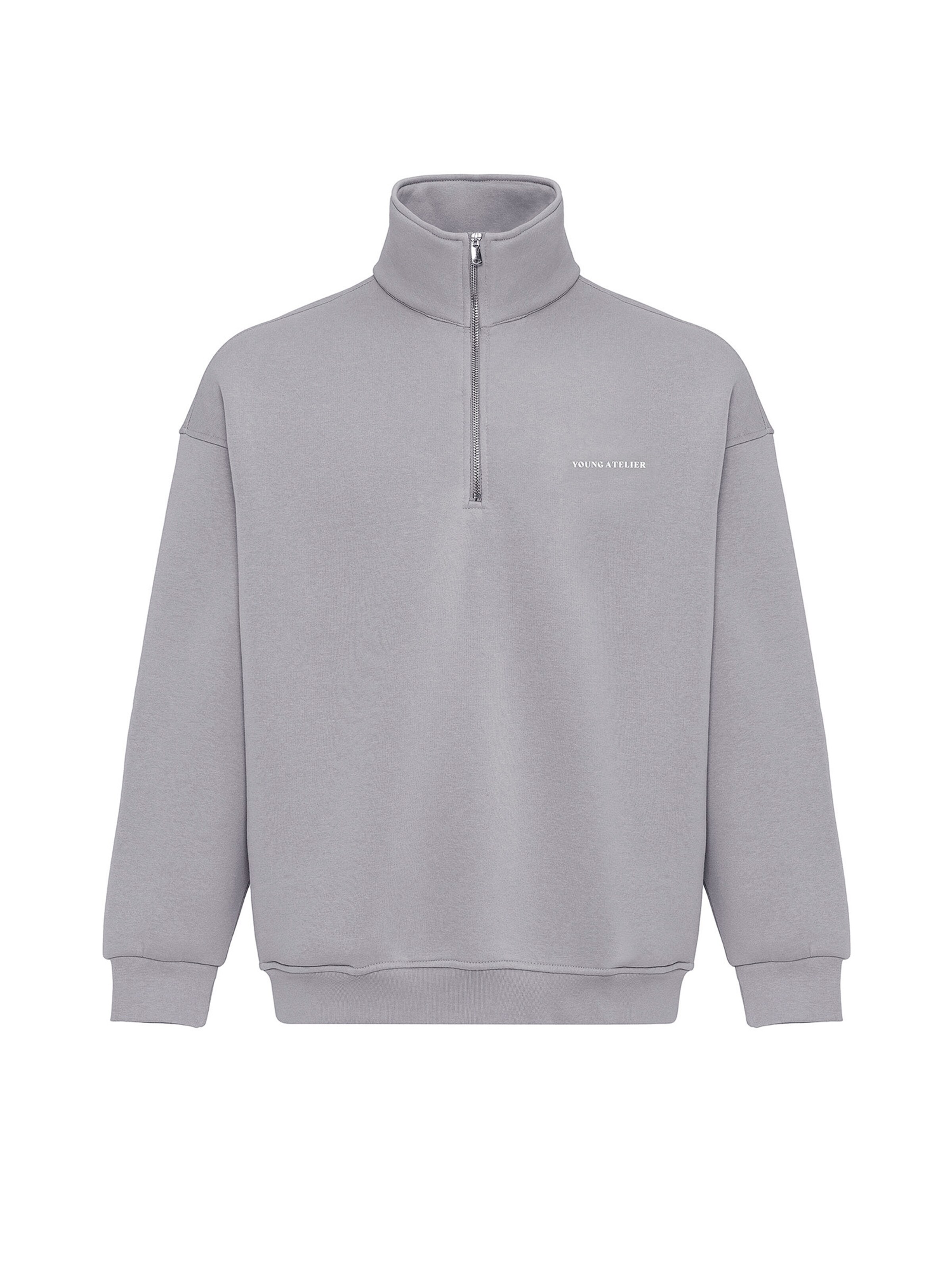 VAMOS CLO Суичър в сиво: отпред