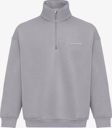 VAMOS CLO Μπλούζα φούτερ σε γκρι: μπροστά