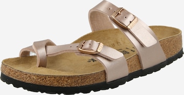 BIRKENSTOCK Varvastossut 'Mayari' värissä ruskea: etupuoli