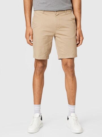 BURTON MENSWEAR LONDON Regular Chino in Beige: voorkant