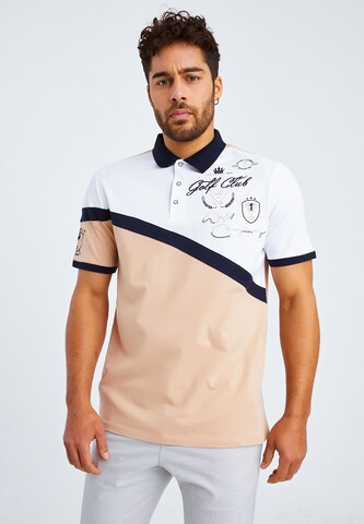 Leif Nelson Shirt in Beige: front