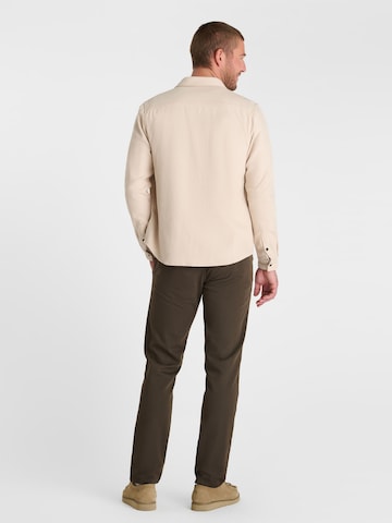 Le Temps Des Cerises Regular fit Overhemd 'REJU' in Beige