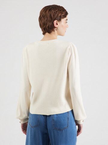 VERO MODA Trui 'VMHOLLYKARIS' in Beige