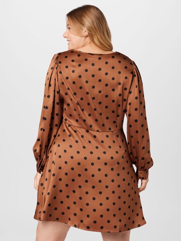 Vero Moda Curve Jurk 'ESSI' in Bruin