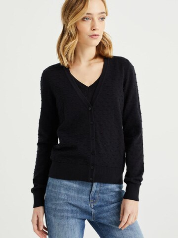 WE Fashion Knit cardigan in Black