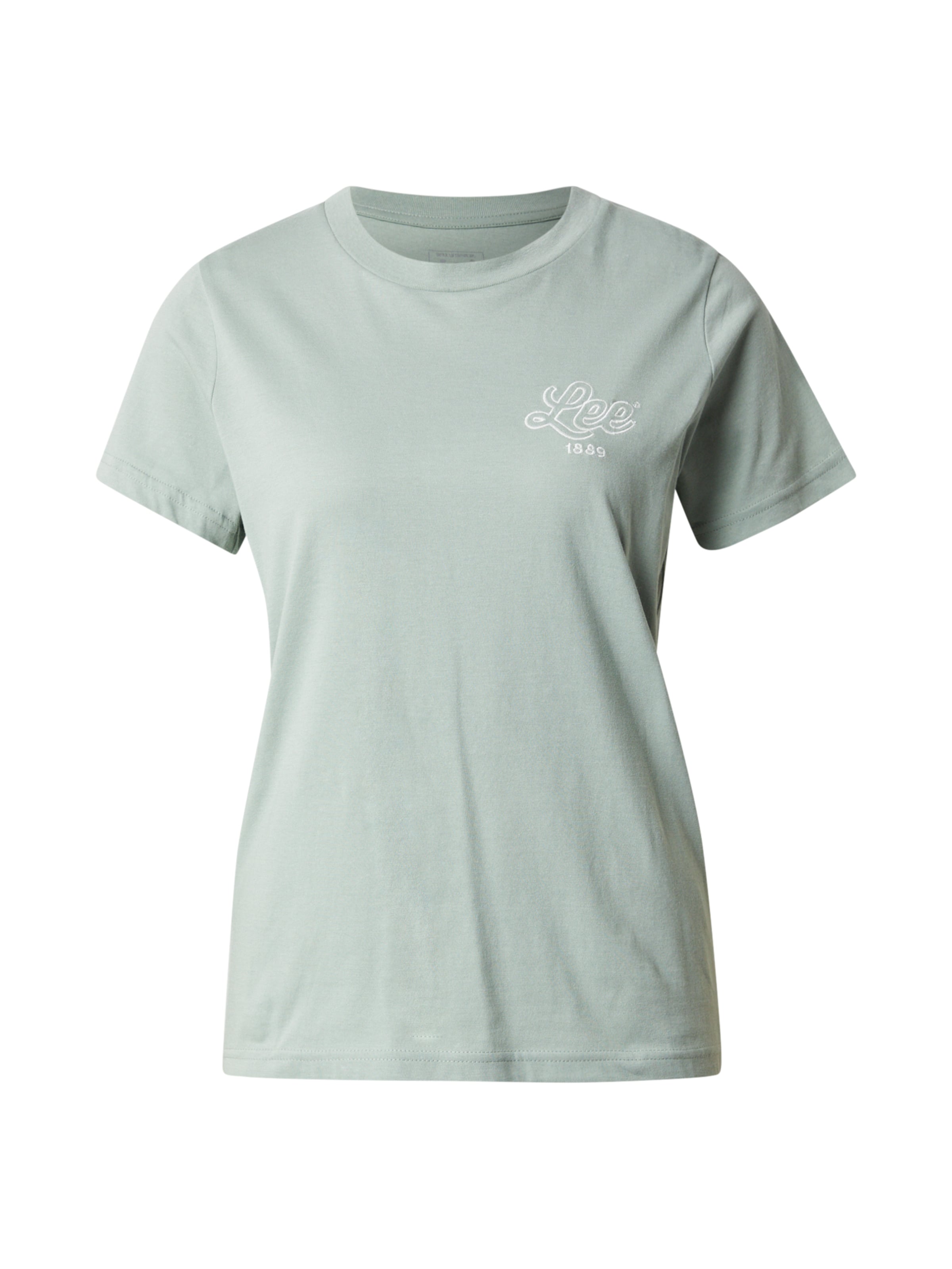 T-shirt 'SMALL LOGO TEE' Lee en vert : devant