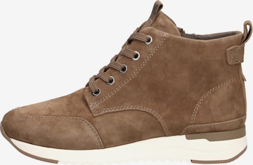 CAPRICE Lace-Up Ankle Boots in Brown