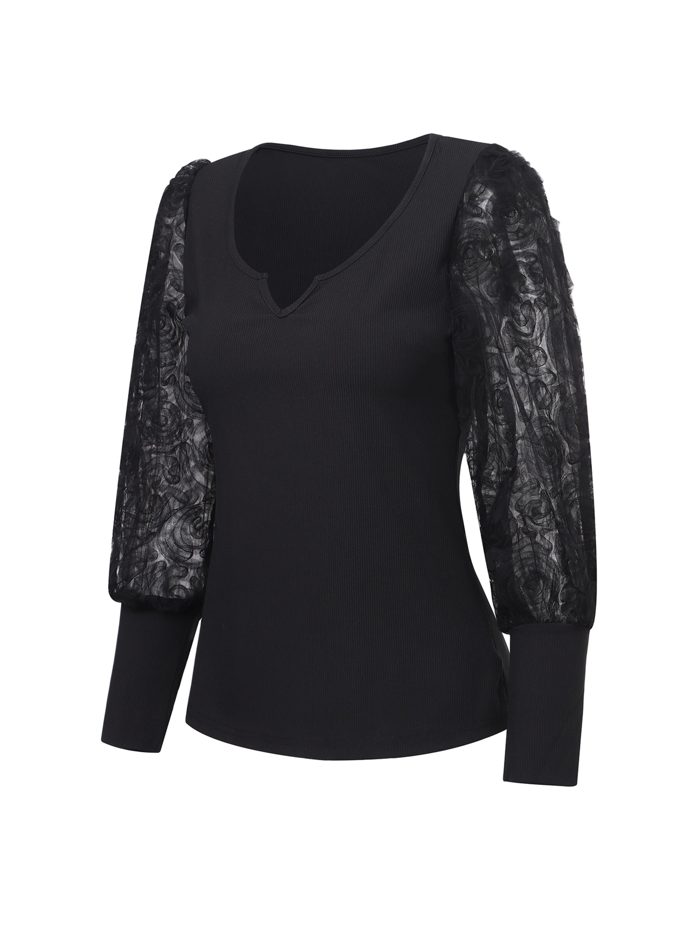 LapaPlus T-shirt 'Women Tops' i svart