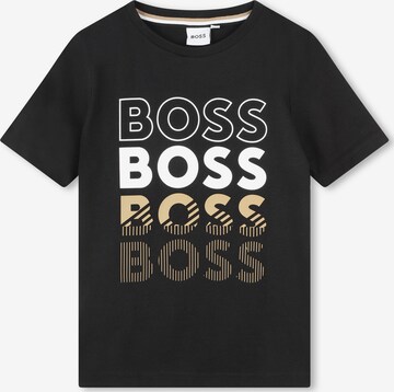 BOSS Kidswear Póló - fekete: elől