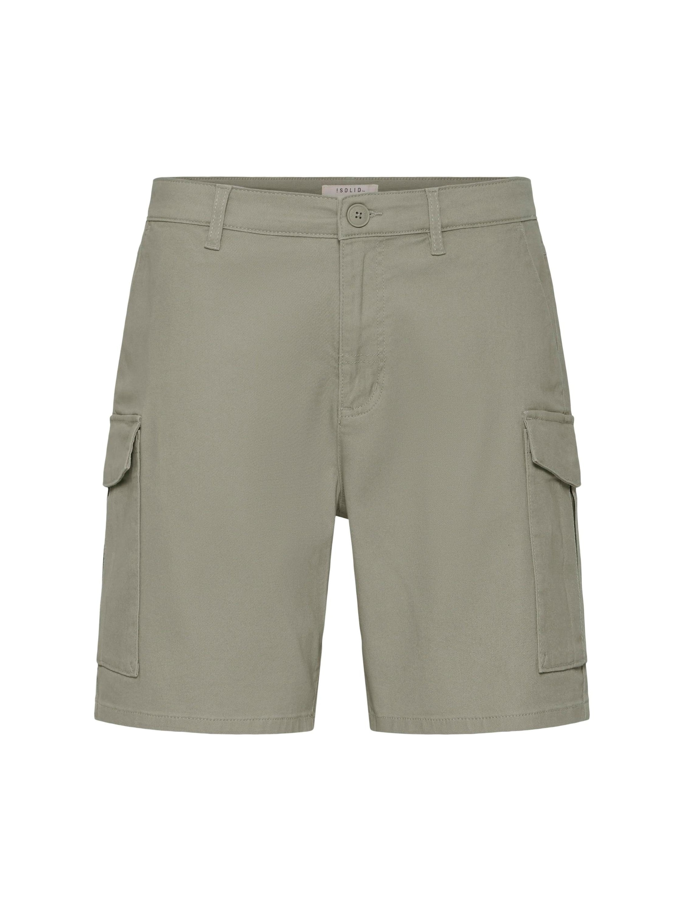 !Solid - regular Pantalón cargo ' SDMohan Stretch ' en verde: frente