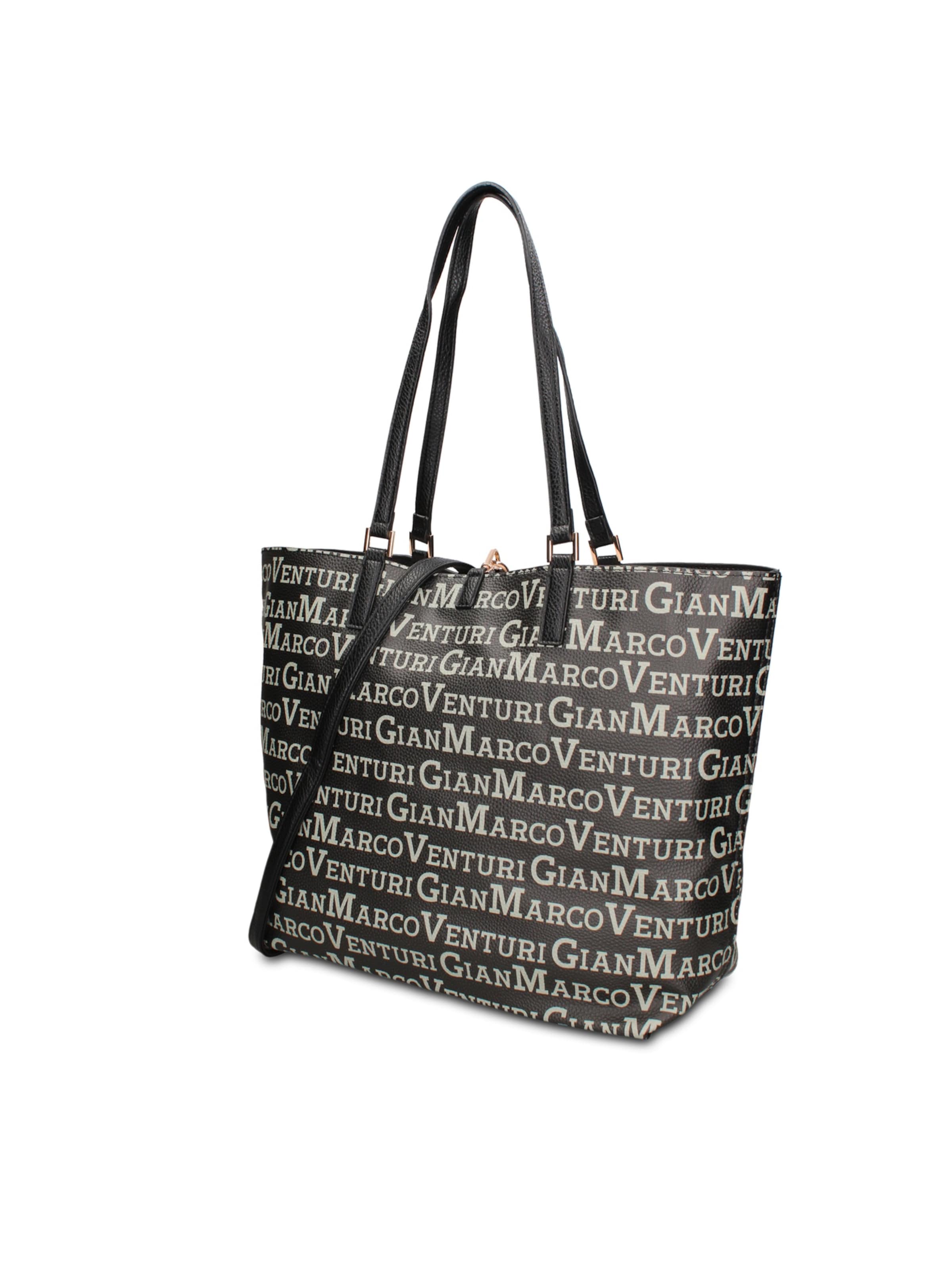 Shopper 'Shopper Elegante Pelle Vegana Gianmarco Venturi - Borsa Donna Versatile' di GianMarco Venturi in nero
