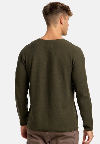 INDICODE JEANS Sweater 'Loakim' in Green