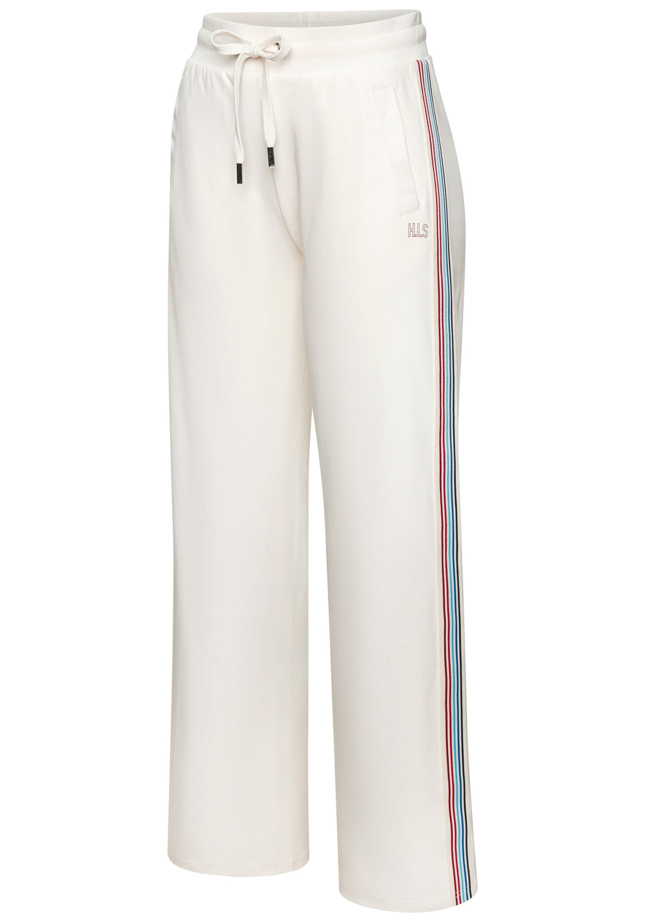 H.I.S Свободный крой Штаны в Белый