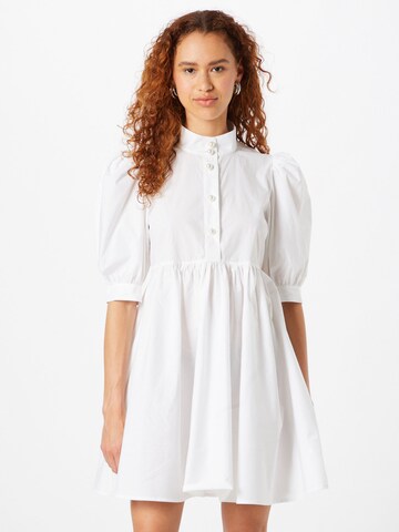 Custommade Dress 'Lema' in White: front