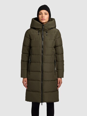 Manteau d’hiver 'Jilias5' khujo en vert : devant