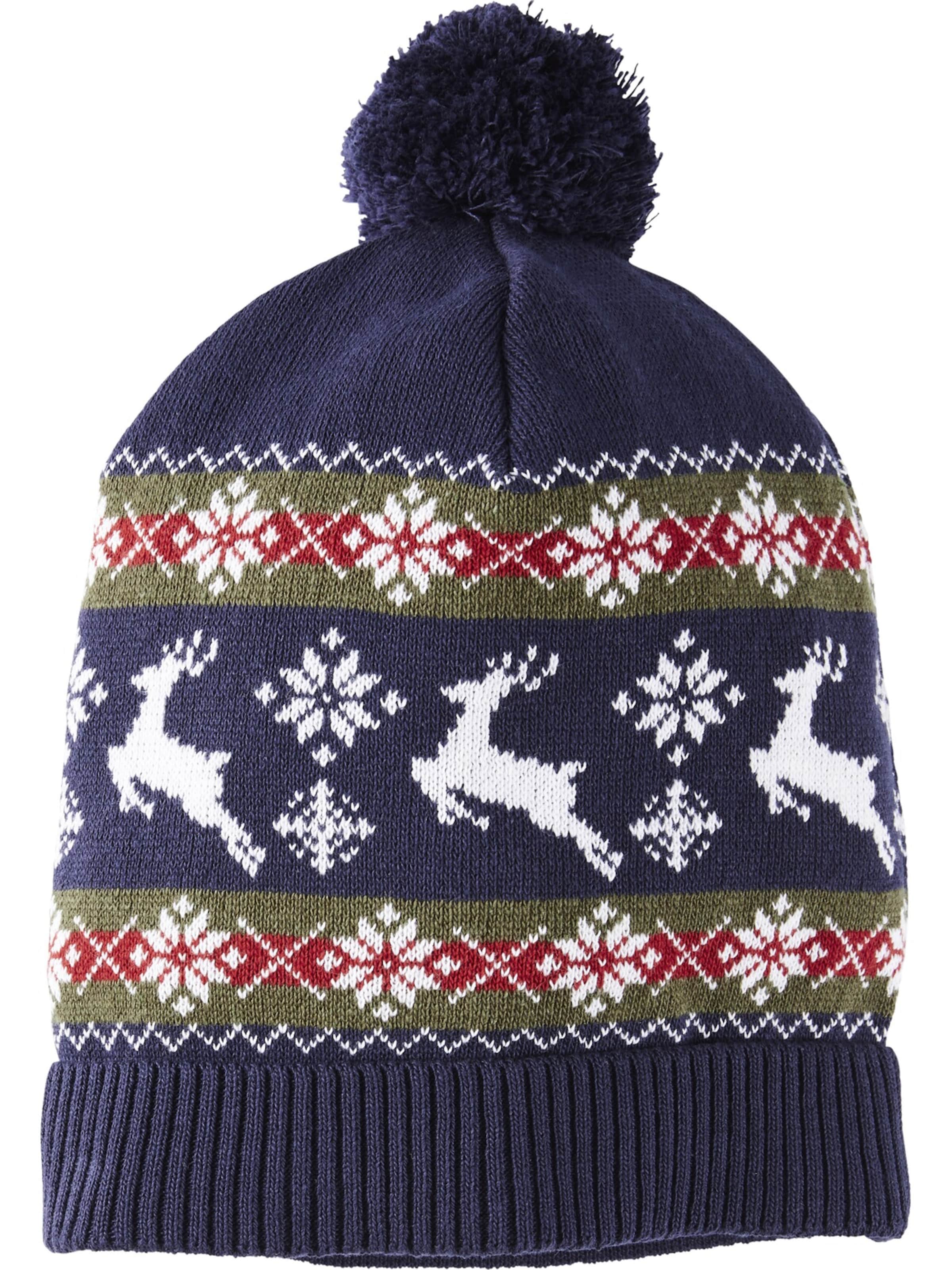 Jan Vanderstorm Beanie 'Thim' in Blue: front