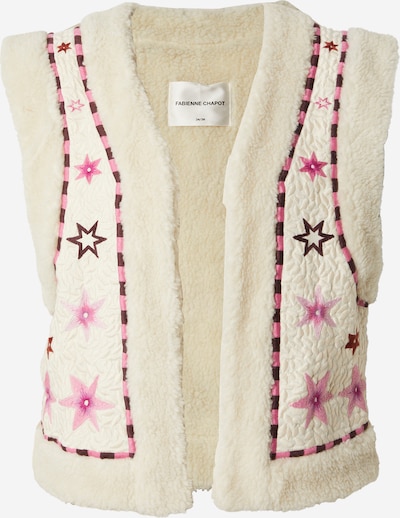 Fabienne Chapot Weste 'Timmy' in beige / braun / pink, Produktansicht