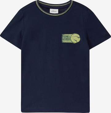 T-Shirt s.Oliver en bleu : devant