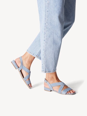 TAMARIS Sandals in Blue: front