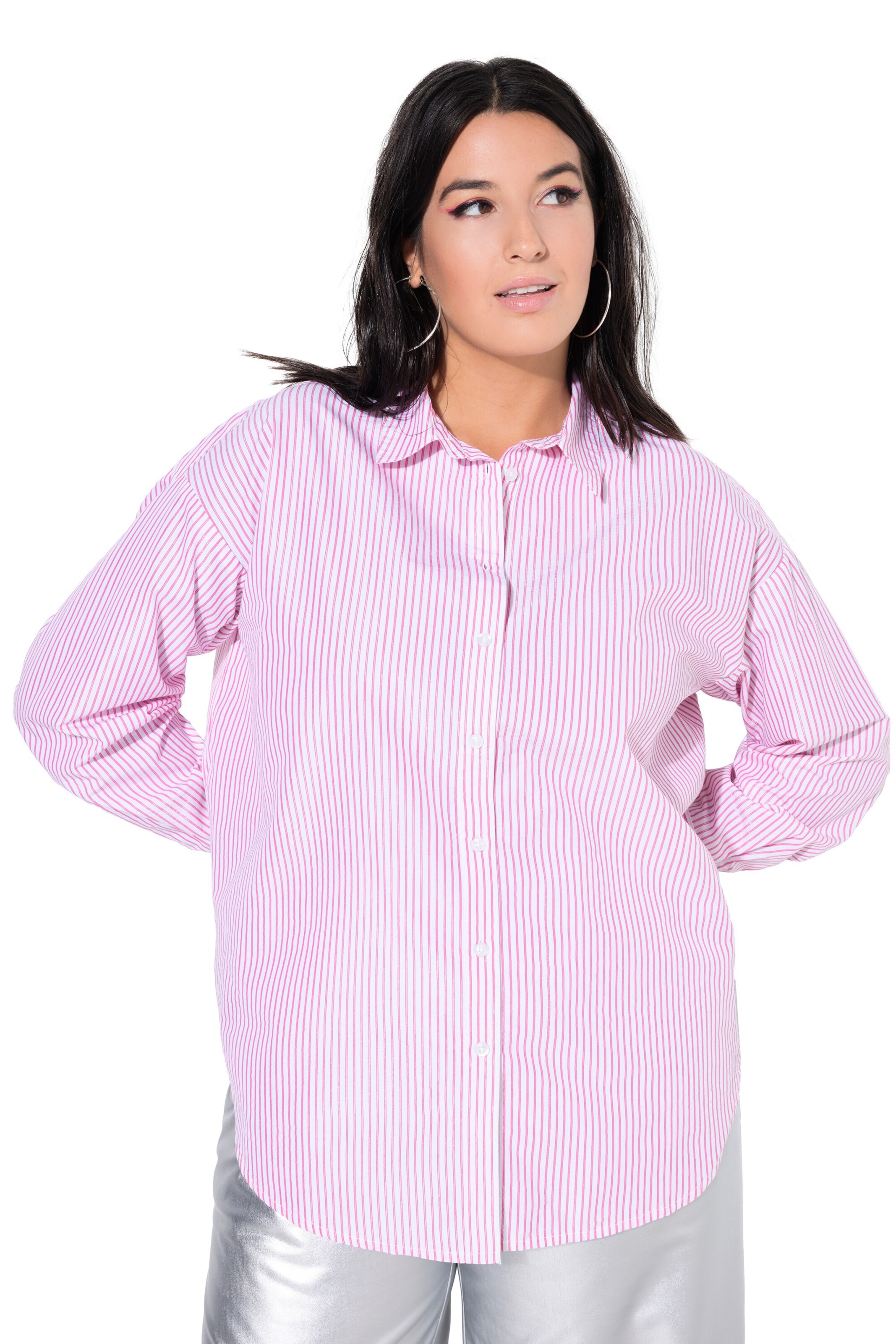 Studio Untold Blouse in Roze: voorkant