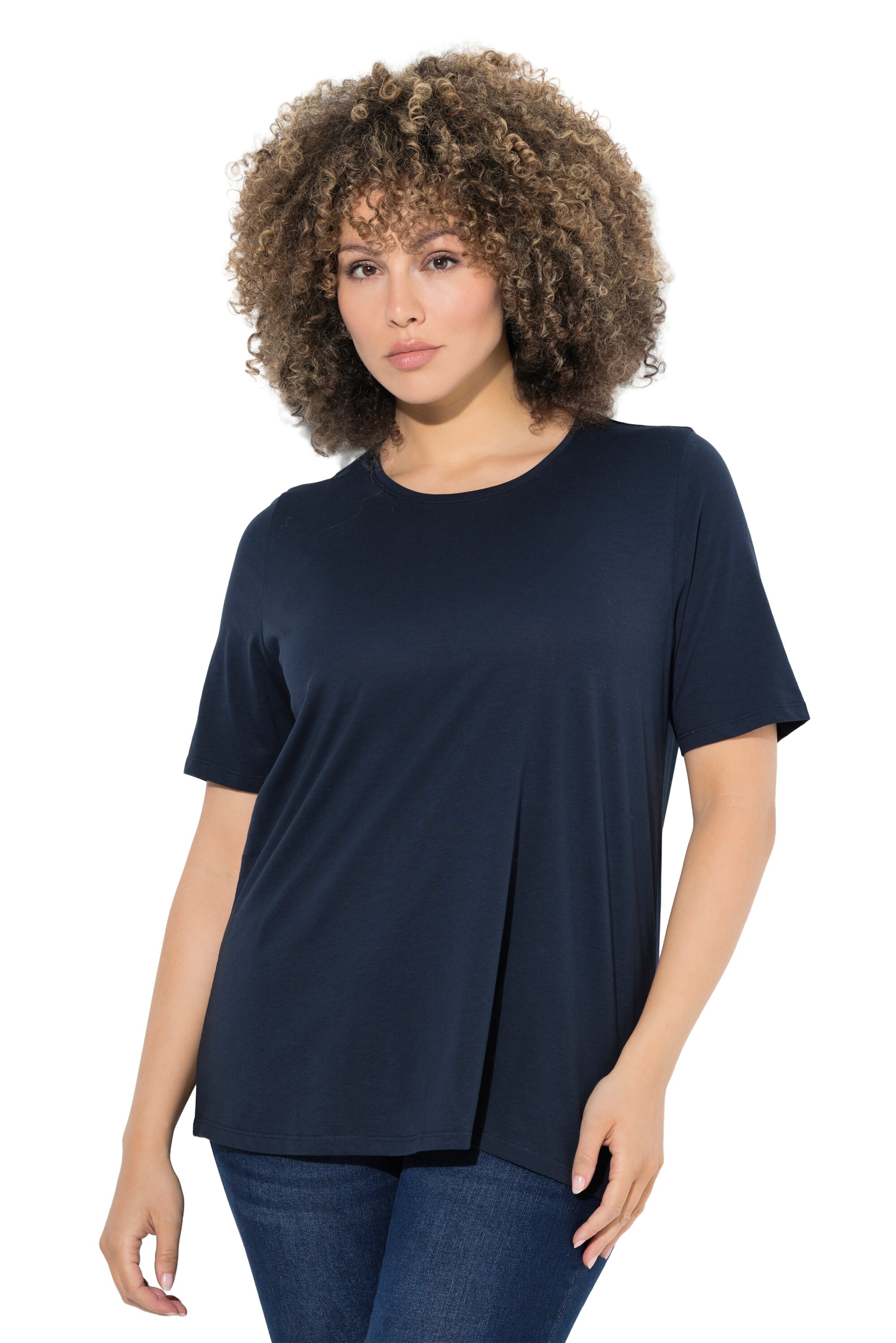 Ulla Popken Shirt in Blau: Vorderseite
