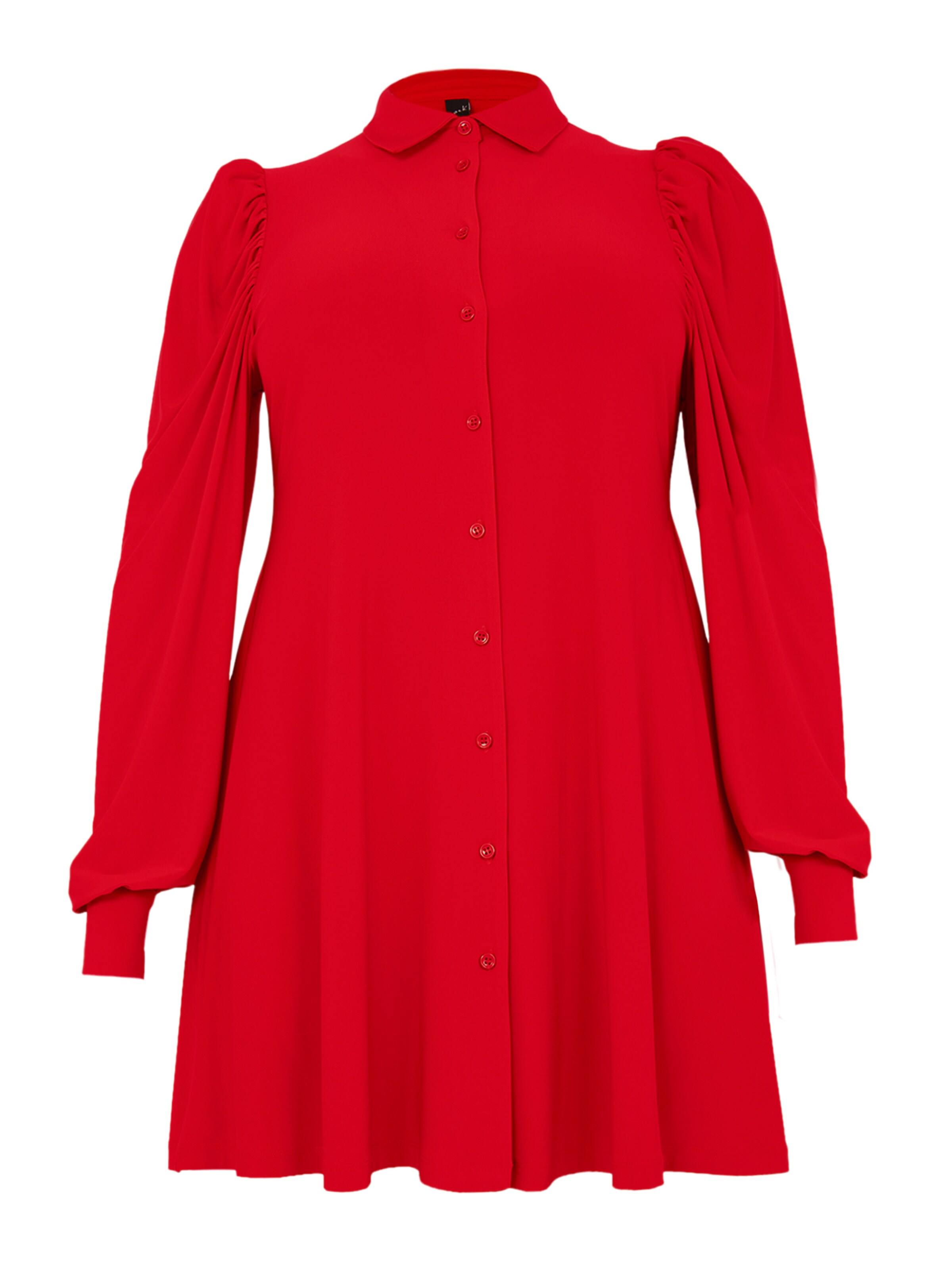 YOEK Blouse in Rood: voorkant