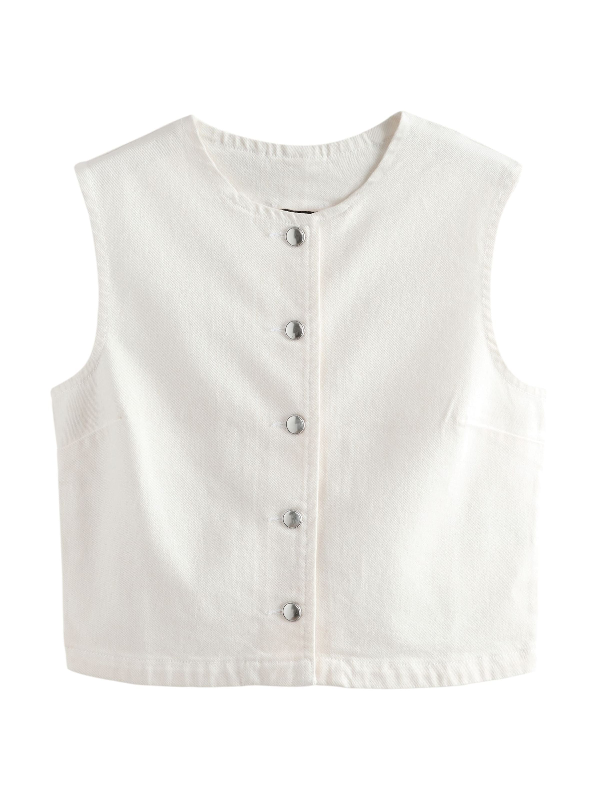 Next Gilet in de kleur Ecru, Productweergave