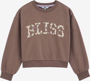 WE Fashion Collegepaita värissä ruskea: etupuoli