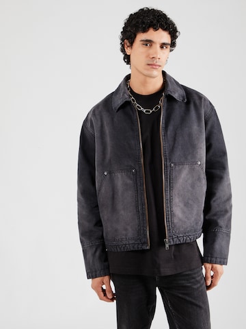 WEEKDAY Between-Season Jacket in Black: front
