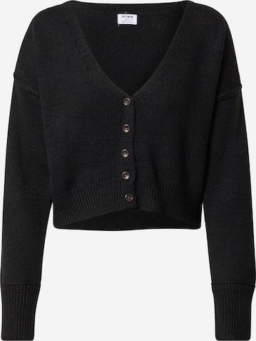 Cotton On Knit Cardigan in Black: front