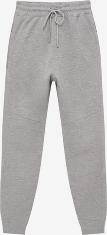 Pull&Bear Loosefit Bukse i grå: forside