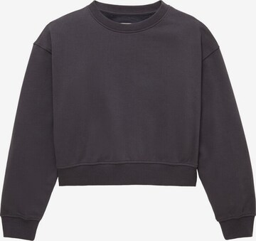 TOM TAILOR Sweatshirt in Grey: front