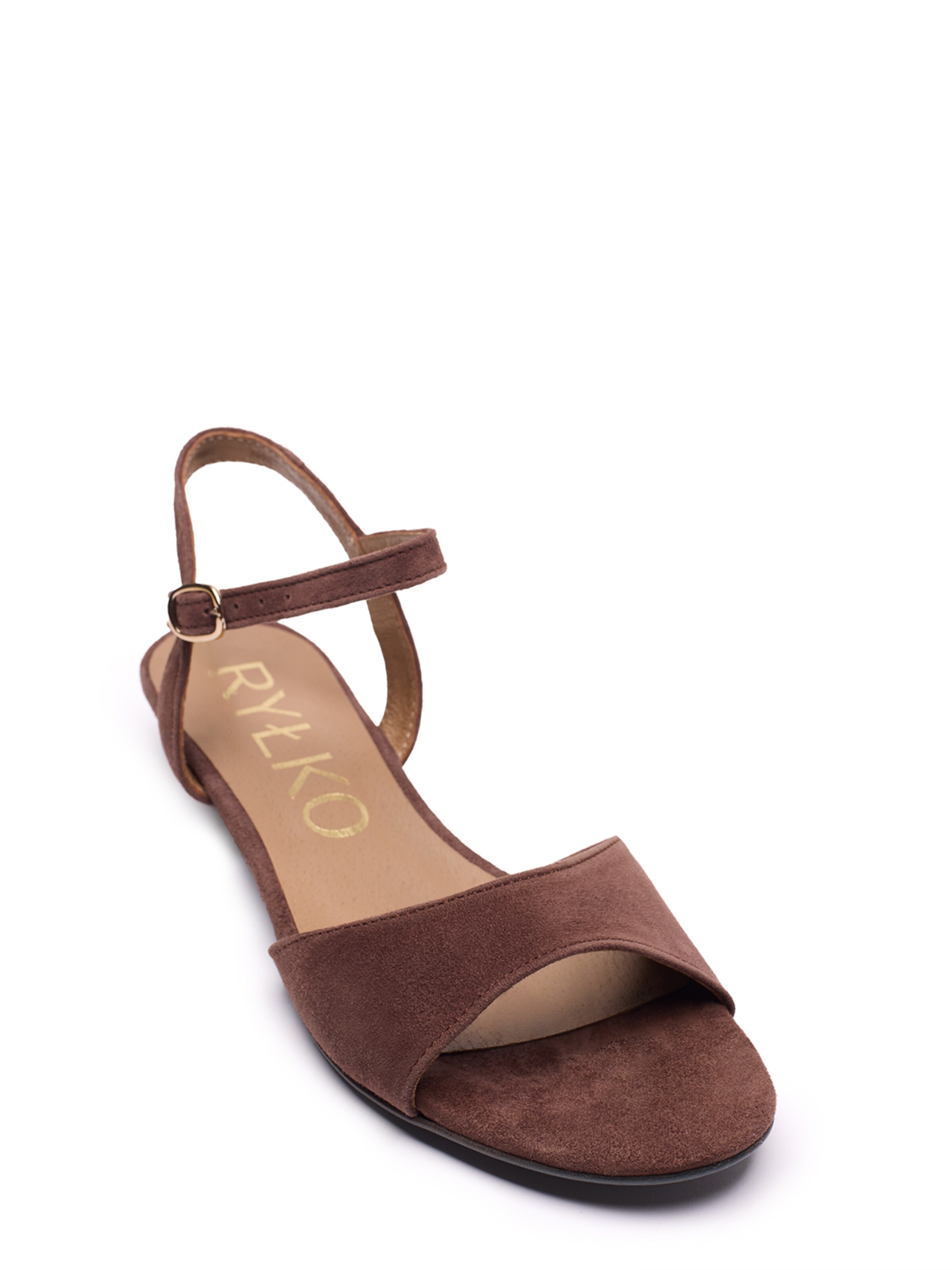 Sandale cu baretă de la RYŁKO pe maro
