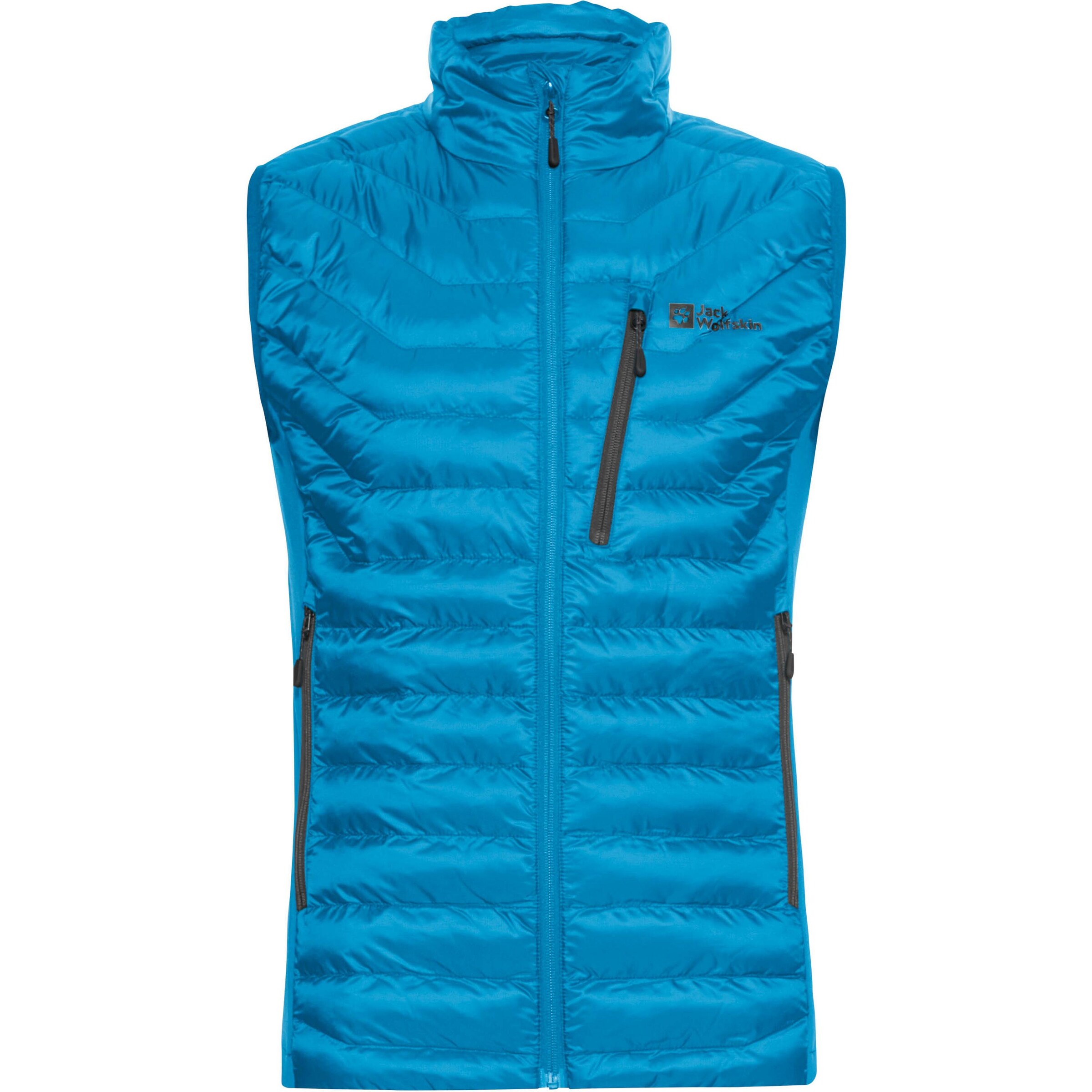 JACK WOLFSKIN Vest 'ROUTEBURN PRO' in Blue: front