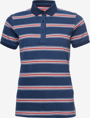 Superdry Shirt 'Academy' in Blauw: voorkant