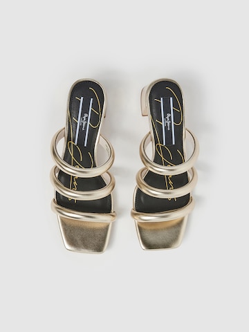 Pepe Jeans Strap Sandals ' ZOE WITTY ' in Gold