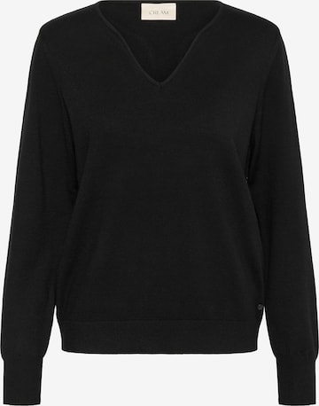 CreamPulover 'Dela' - crna boja: prednji dio