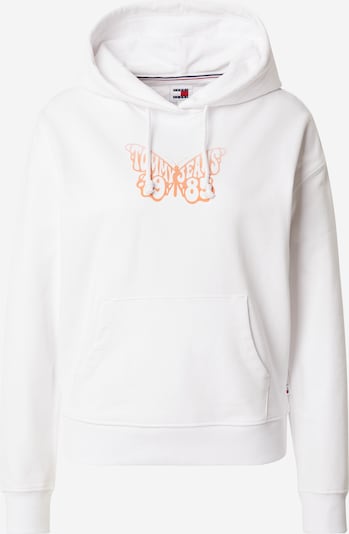 Tommy Jeans Sweatshirt em laranja / branco, Vista do produto