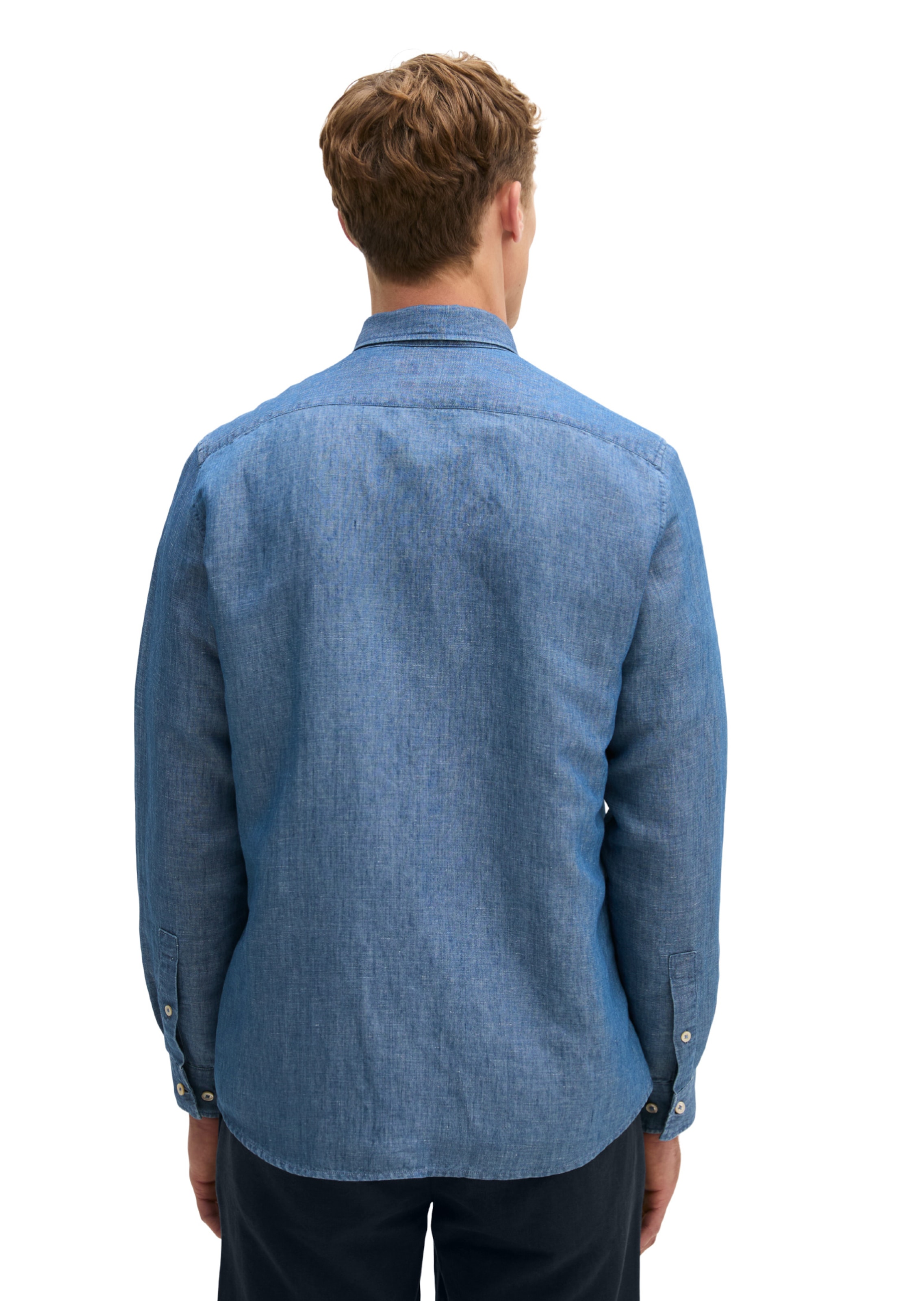 Marc O'Polo Regular Fit Hemd in Blau