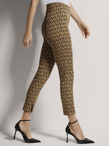Coupe slim Pantalon MADELEINE en marron