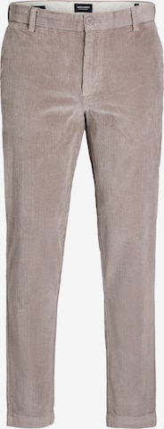 JACK & JONES - Tapered Pantalón chino 'JPStace' en gris: frente