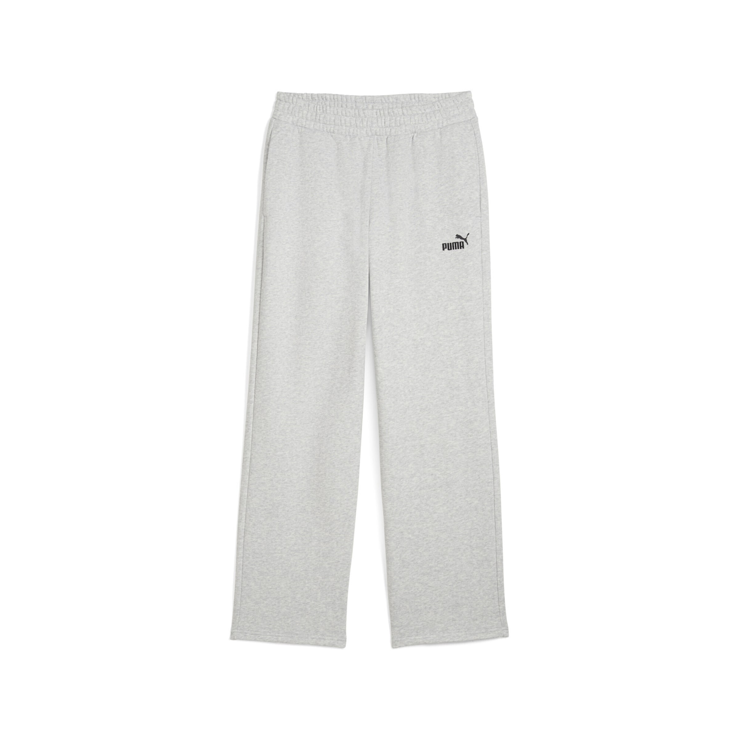 PUMA Loosefit Broek 'Essentials' in Grijs: voorkant
